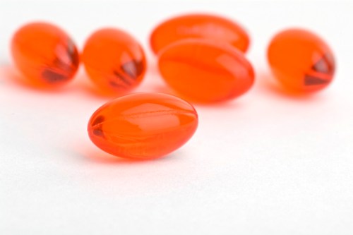 pills isolated on a white background