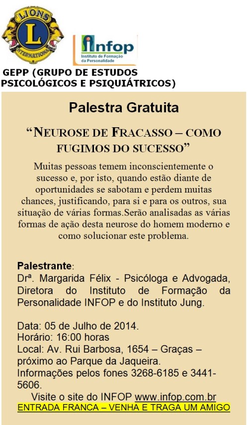 lions - evento margarida